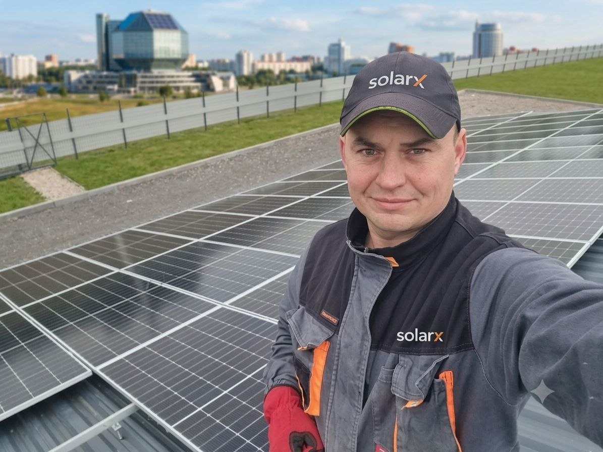 Главная Монтаж и установка солнечных батарей специалистами компании SOLARX